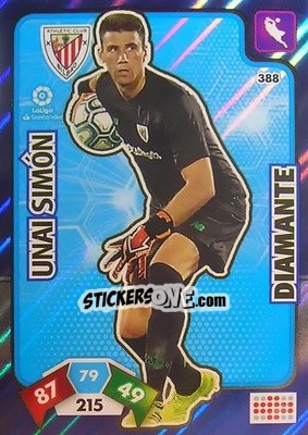 Cromo Unai Simón - Liga Santander 2019-2020. Adrenalyn XL - Panini