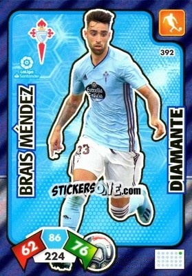 Sticker Brais Méndez - Liga Santander 2019-2020. Adrenalyn XL n. 392 - Panini