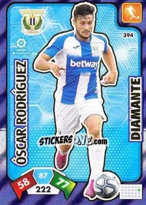 Cromo óscar Rodríguez - Liga Santander 2019-2020. Adrenalyn XL n. 394 - Panini