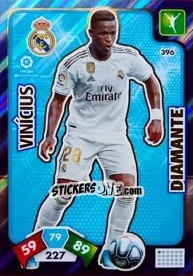 Sticker Vinícius - Liga Santander 2019-2020. Adrenalyn XL n. 396 - Panini