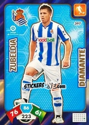 Sticker Zubeldia - Liga Santander 2019-2020. Adrenalyn XL n. 397 - Panini