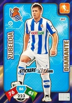 Cromo Zubeldia - Liga Santander 2019-2020. Adrenalyn XL - Panini