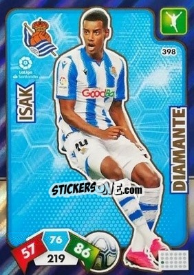 Sticker Isak - Liga Santander 2019-2020. Adrenalyn XL n. 398 - Panini