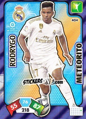 Sticker Rodrygo - Liga Santander 2019-2020. Adrenalyn XL n. 404 - Panini