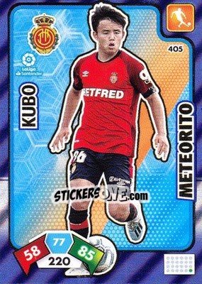 Sticker Kubo - Liga Santander 2019-2020. Adrenalyn XL n. 405 - Panini