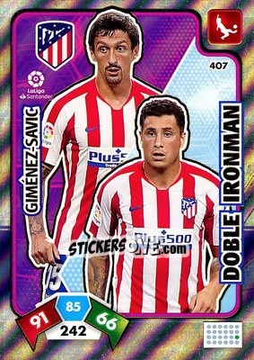 Cromo Giménez-Savic - Liga Santander 2019-2020. Adrenalyn XL - Panini