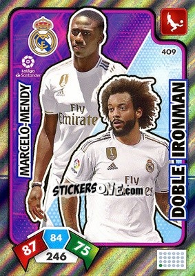 Sticker Marcelo / Mendy - Liga Santander 2019-2020. Adrenalyn XL n. 409 - Panini