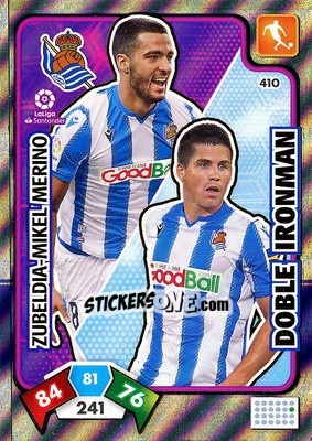 Sticker Zubeldia-Mikel Merino - Liga Santander 2019-2020. Adrenalyn XL n. 410 - Panini