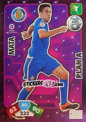 Sticker Mata - Liga Santander 2019-2020. Adrenalyn XL n. 421 - Panini