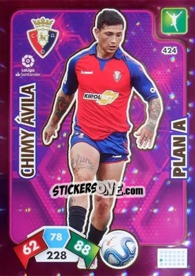 Sticker Chimy Ávila - Liga Santander 2019-2020. Adrenalyn XL n. 424 - Panini