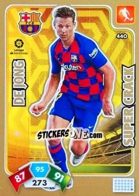 Sticker De Jong - Liga Santander 2019-2020. Adrenalyn XL n. 440 - Panini
