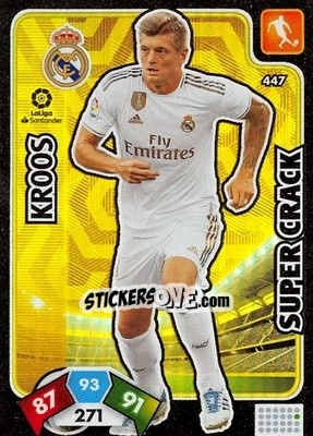 Sticker Kroos - Liga Santander 2019-2020. Adrenalyn XL n. 447 - Panini