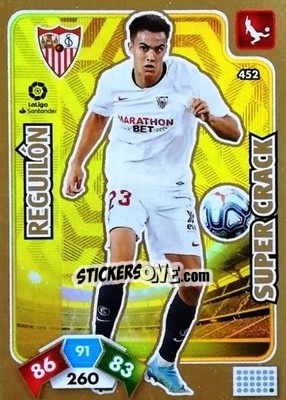 Sticker Reguilón - Liga Santander 2019-2020. Adrenalyn XL n. 452 - Panini