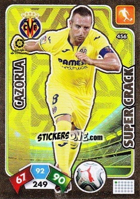 Sticker Cazorla - Liga Santander 2019-2020. Adrenalyn XL n. 456 - Panini