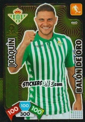 Sticker Joaquín - Liga Santander 2019-2020. Adrenalyn XL n. 460 - Panini