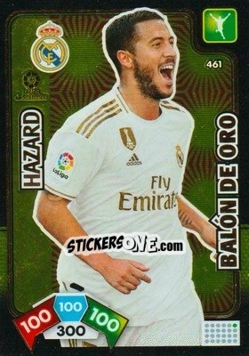 Sticker Eden Hazard - Liga Santander 2019-2020. Adrenalyn XL n. 461 - Panini