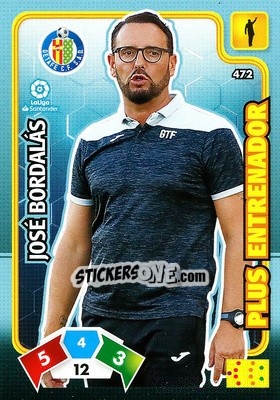 Sticker José Bordalás - Liga Santander 2019-2020. Adrenalyn XL n. 472 - Panini
