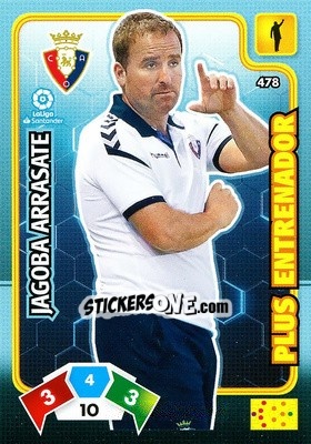 Sticker Jagoba Arrasate - Liga Santander 2019-2020. Adrenalyn XL n. 478 - Panini