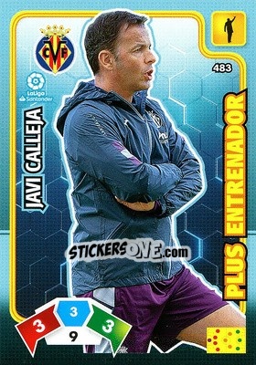 Sticker Javi Calleja - Liga Santander 2019-2020. Adrenalyn XL n. 483 - Panini