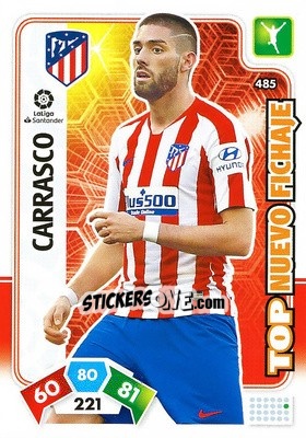 Sticker Carrasco - Liga Santander 2019-2020. Adrenalyn XL n. 485 - Panini