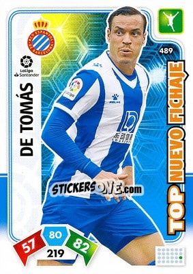 Sticker De Tomás - Liga Santander 2019-2020. Adrenalyn XL n. 489 - Panini