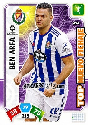 Sticker Ben Arfa - Liga Santander 2019-2020. Adrenalyn XL n. 494 - Panini