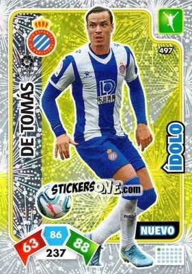 Sticker De Tomás - Liga Santander 2019-2020. Adrenalyn XL n. 497 - Panini