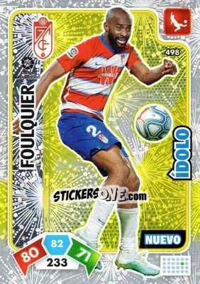 Sticker Foulquier - Liga Santander 2019-2020. Adrenalyn XL n. 498 - Panini