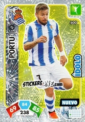 Sticker Portu - Liga Santander 2019-2020. Adrenalyn XL n. 500 - Panini