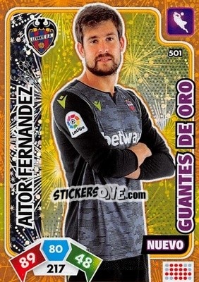 Sticker Aitor Fernández - Liga Santander 2019-2020. Adrenalyn XL n. 501 - Panini