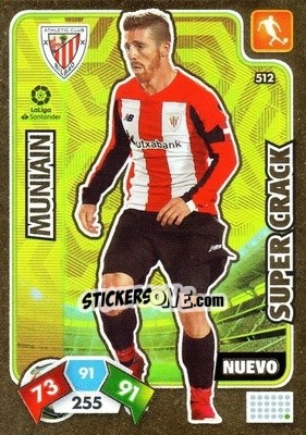 Sticker Muniain - Liga Santander 2019-2020. Adrenalyn XL n. 512 - Panini