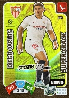 Figurina Diego Carlos - Liga Santander 2019-2020. Adrenalyn XL - Panini