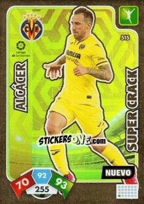 Sticker Alcácer - Liga Santander 2019-2020. Adrenalyn XL n. 515 - Panini