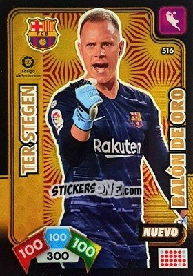 Cromo Ter Stegen - Liga Santander 2019-2020. Adrenalyn XL n. 516 - Panini