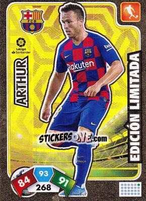 Figurina Arthur - Liga Santander 2019-2020. Adrenalyn XL - Panini