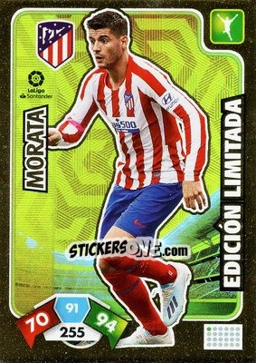 Sticker Álvaro Morata - Liga Santander 2019-2020. Adrenalyn XL n. LE-AM - Panini