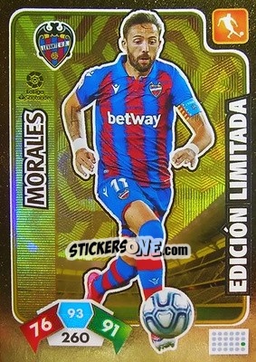 Sticker José Luis Morales - Liga Santander 2019-2020. Adrenalyn XL n. LE-JLM - Panini