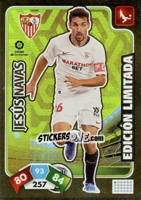 Sticker Jesús Navas - Liga Santander 2019-2020. Adrenalyn XL n. LE-JN - Panini