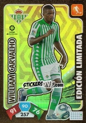 Cromo William Carvalho - Liga Santander 2019-2020. Adrenalyn XL - Panini