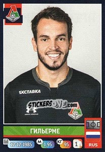 Sticker Гильерме / Guilherme - Russian Premier League 2019-2020 n. 71 - Panini