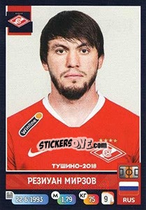 Figurina Резиуан Мирзов - Russian Premier League 2019-2020 - Panini