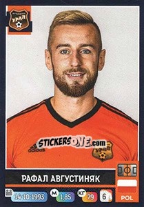 Figurina Рафал Августиняк - Russian Premier League 2019-2020 n. 245 - Panini