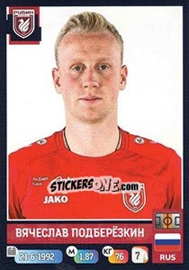 Sticker Вячеслав Подберёзкин - Russian Premier League 2019-2020 - Panini