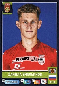 Cromo Данила Емельянов - Russian Premier League 2019-2020 - Panini