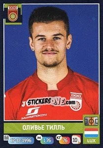 Sticker Оливье Тилль - Russian Premier League 2019-2020 - Panini