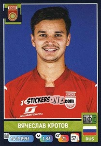 Figurina Вячеслав Кротов - Russian Premier League 2019-2020 n. 327 - Panini