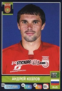 Figurina Андрей Козлов - Russian Premier League 2019-2020 n. 328 - Panini