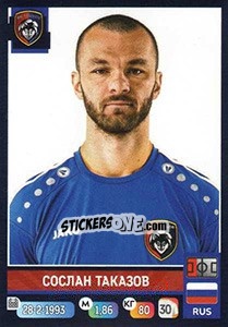 Figurina Сослан Таказов - Russian Premier League 2019-2020 n. 337 - Panini
