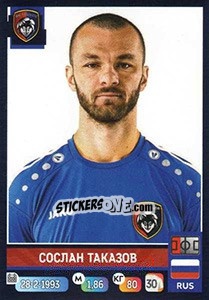 Figurina Сослан Таказов - Russian Premier League 2019-2020 - Panini