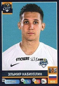 Cromo Эльмир Набиуллин - Russian Premier League 2019-2020 n. 359 - Panini